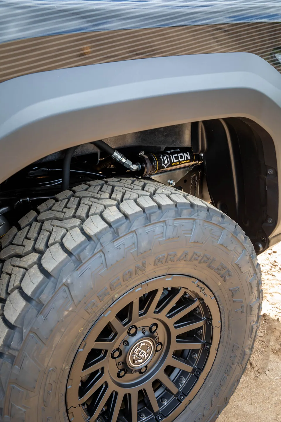 ICON 2024-2025 Toyota Tacoma 1.25-3" Lift, Stage 7 Suspension System, Tubular, Triple Rate Rear Springs k53297ts 6 of 6