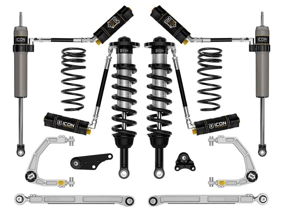 ICON 2024-2025 Toyota Tacoma 1.25-3" Lift, Stage 8 Suspension System, Billet, Overland Rear Springs k53298x 1 of 6