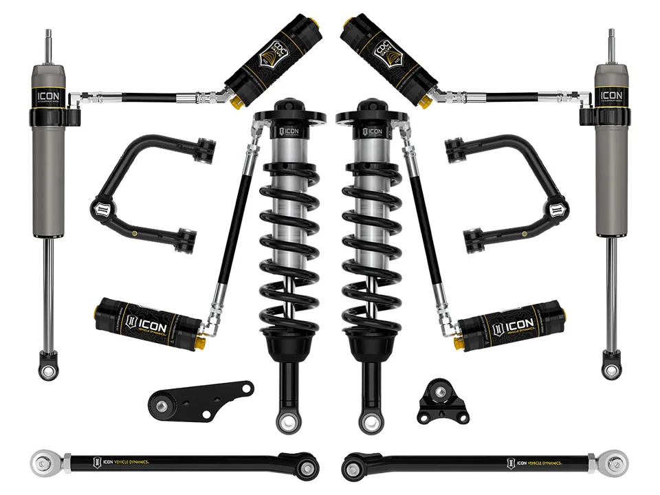 ICON 2024-2025 Toyota Tacoma 1.25-3" Lift, Stage 8 Suspension System, Tubular k53298t 1 of 3