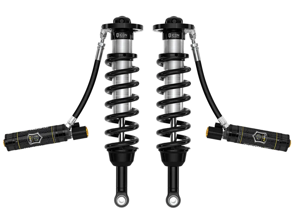 ICON 2024 Toyota Land Cruiser 250 Series, 1.25-3" Lift, Front, V.S. 2.5 Series Coilover Kit, Remote Reservoir w/ CDEV, Pair 58791e 1 of 6