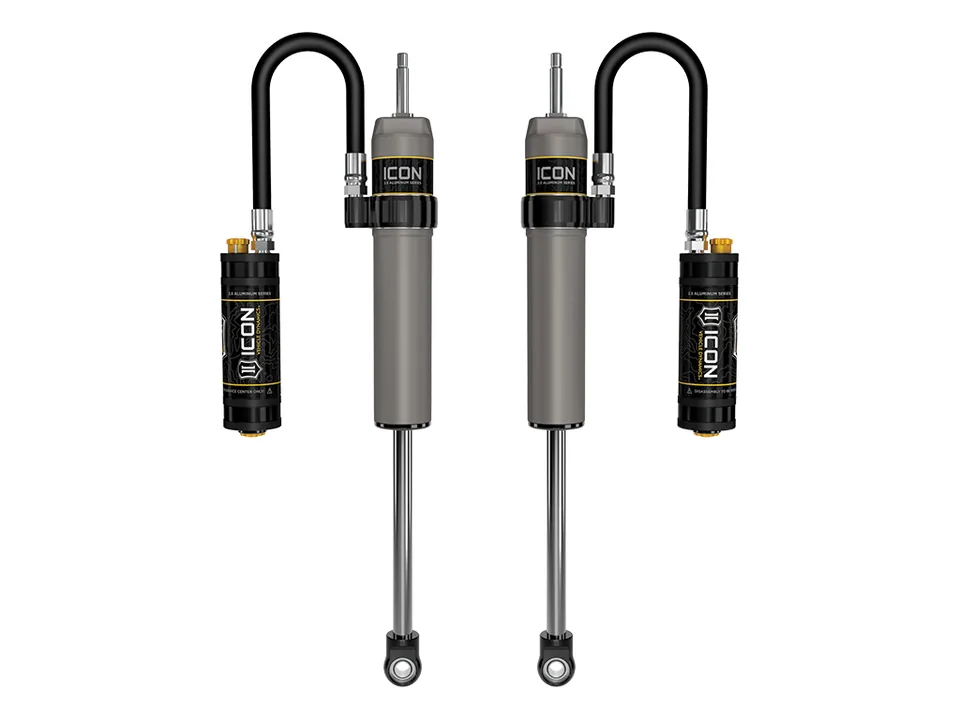 ICON 2024 Toyota Land Cruiser 250 Series/2024 Lexus GX550, 0-3" Lift, Rear, V.S. 2.5 Aluminum Series Shock Absorbers, Remote Reservoir w/ CDCV, Pair 57870cp 1 of 4