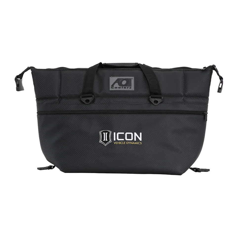 ICON 24PK CARBON AO COOLER W/STANDARD ICON LOGO ICON-2142-STL-BL/CB-24PK 1 of 6