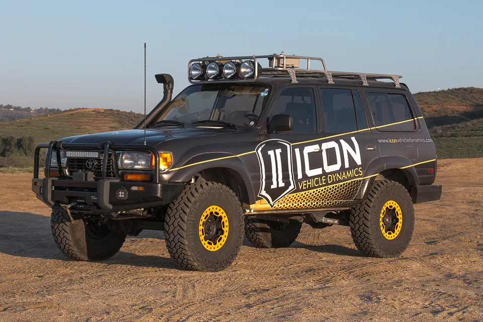 ICON 91-97 LAND CRUISER 80 SERIES 3" STAGE 3 SUSPENSION SYSTEM k53093 3 of 5