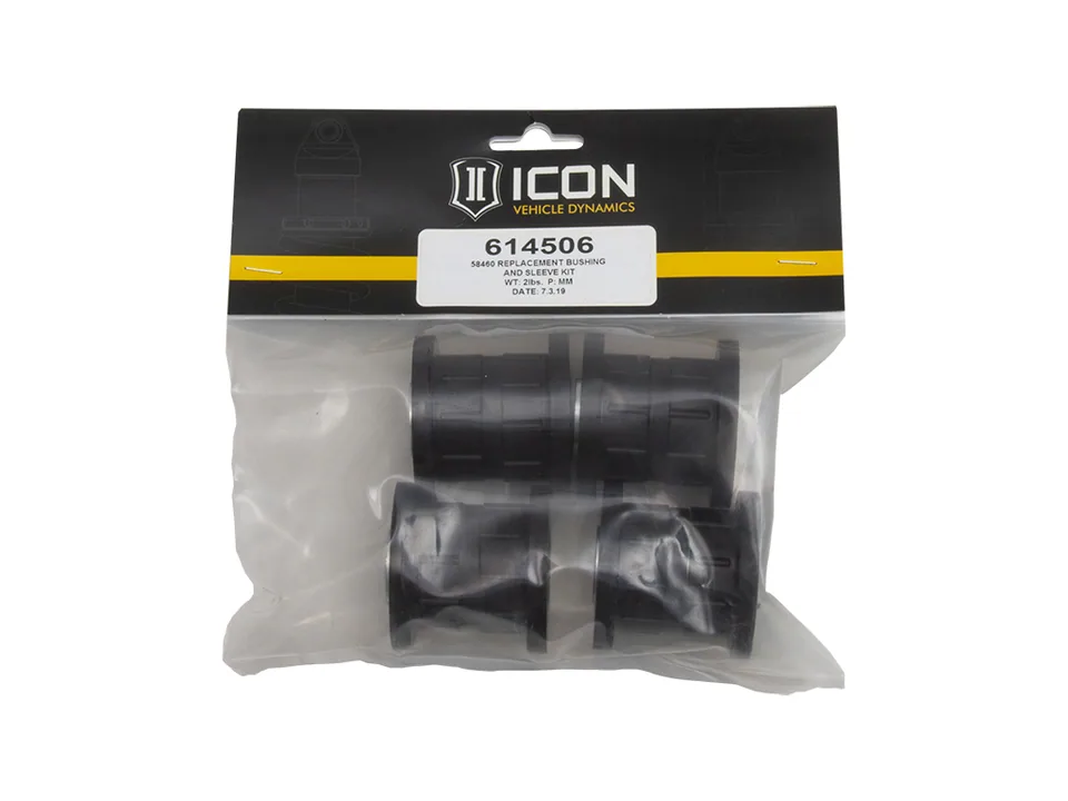ICON Upper Control Arm Part Numbers 58460 and 58460DJ, Replacement Bushing & Sleeve Kit 614506 1 of 1