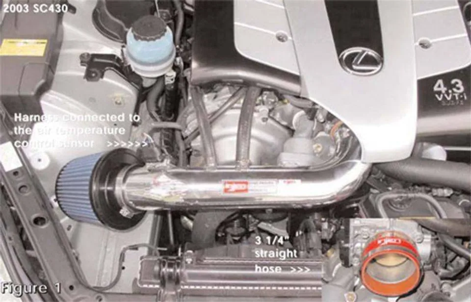 Injen 01-03 LS430 GS430 SC430 Polished Short Ram Intake IS2095P 2 of 2