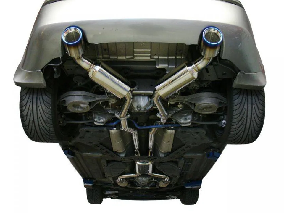Injen 03-08 350Z Dual 60mm SS Cat-Back Exhaust w/ Built In Resonated X-Pipe SES1987TT 2 of 2