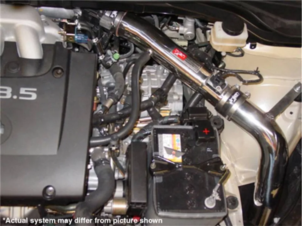 Injen 03-08 Murano 3.5L V6 only Wrinkle Black Power-Flow Air Intake System PF1994WB 2 of 2