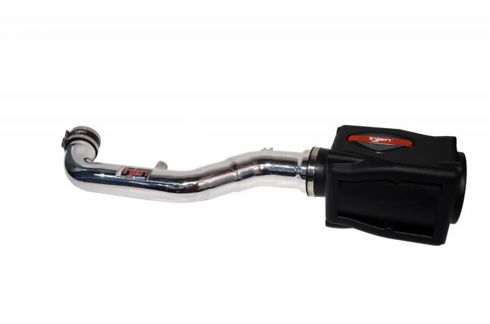 Injen 05-19 Nissan Frontier / 05-12 Nissan Pathfinder / 05-15 Nissan Xterra 4.0L V6 w/ Power Box Polished Power-Flow Air Intake System PF1959P 1 of 2