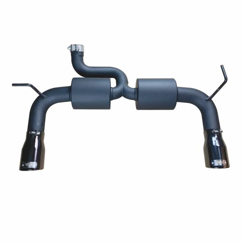 Injen 07-17 Jeep Wrangler JK 3.6L/3.8L 63mm Stealth Black Axle-back Exhaust w/ 4in Black Tips SES5004BLK 3 of 5