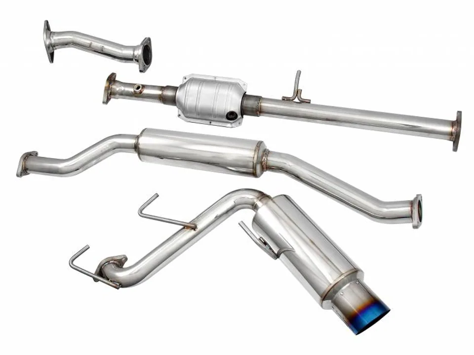 Injen 08-11 Lancer 4cyl 2.0L/2.4L (All Trim Levels) 60mm Cat-Back Exhaust w/ Titanium Tip SES1835TT-1 1 of 3