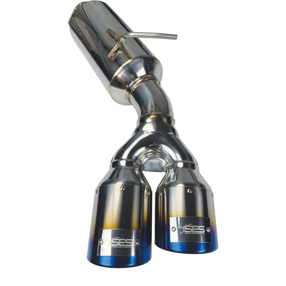 Injen 10-13 Hyundai Genesis Coupe 2.0L(t) 4cyl SS Exhaust w/ 76mm Y-Pipe Resonator/Molded SS Flanges SES1386TT 2 of 5