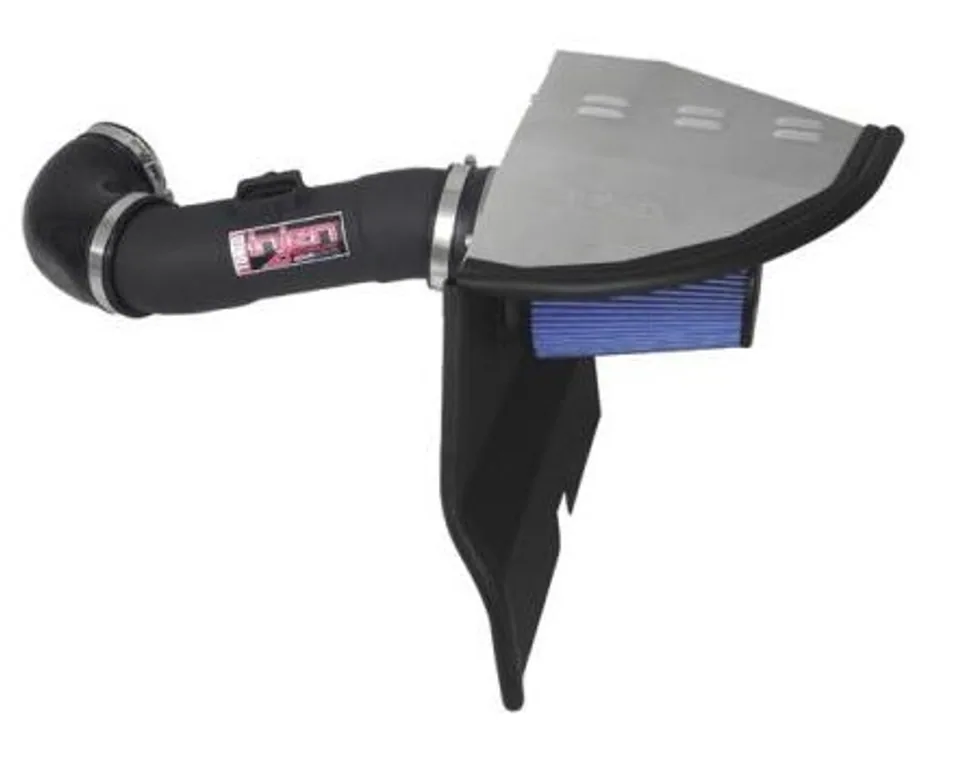 Injen 10 Camaro 3.6L V6 Wrinkle Black Power-Flow Short Ram Air Intake System PF7011WB 1 of 1