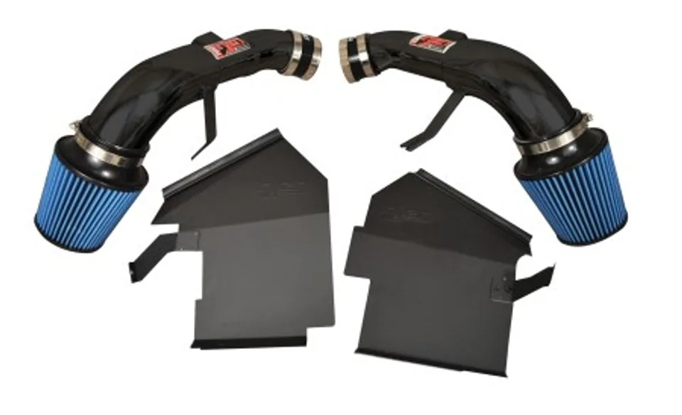 Injen 14 Infiniti Q50 3.7L V6 Black Dual Short Ram Intake w/ MR Techn and Heat Shields SP1999BLK 1 of 1