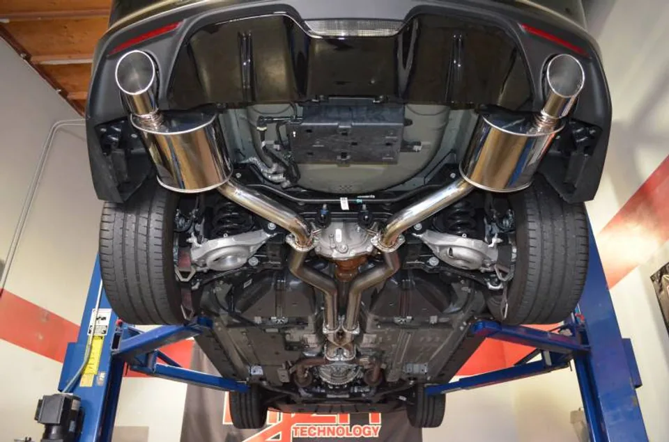 Injen 15-16 Ford Mustang GT 5.0L V8 3in Cat-Back Stainless Steel Exhaust SES9201 2 of 2