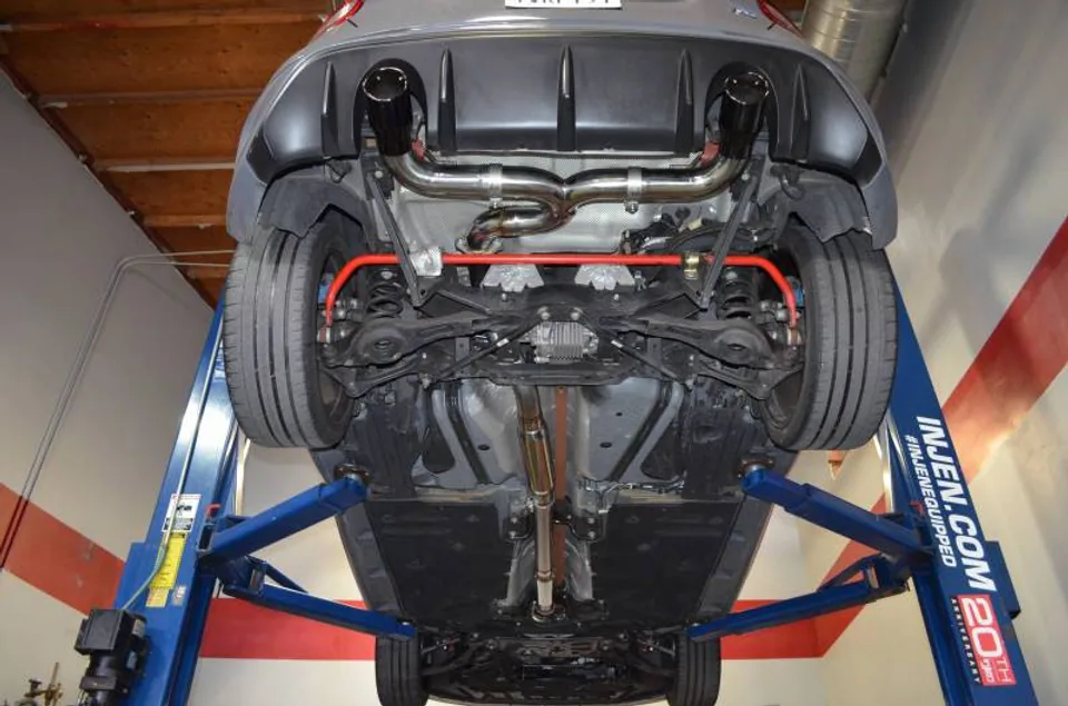 Injen 16-18 Ford Focus RS 3in Cat-Back Stainless Steel Exhaust w/ 4in Black Chrome Tips SES9004 6 of 6