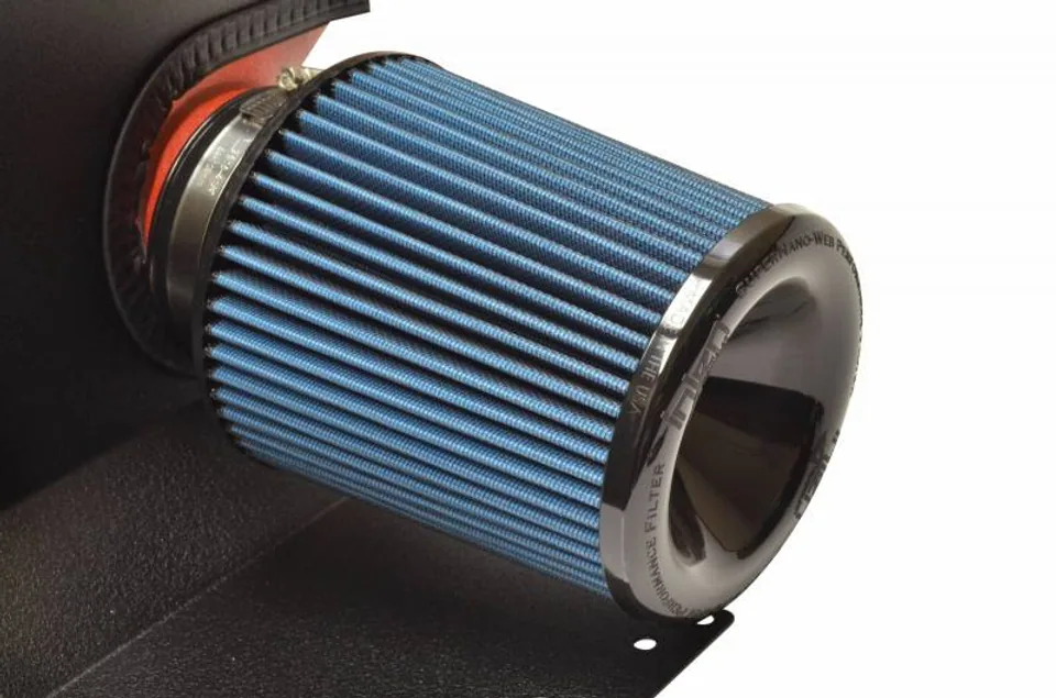 Injen 16-18 Ford Focus RS Wrinkle Red Cold Air Intake SP9003WR 4 of 5