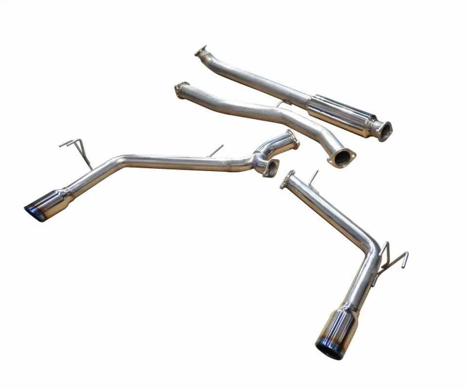 Injen 16-20 Honda Civic 1.5L Turbo 4Cyl (Sedan) 63mm SS Cat-Back Exhaust w/ Dual Burnt Titanium Tips SES1572TT 2 of 6