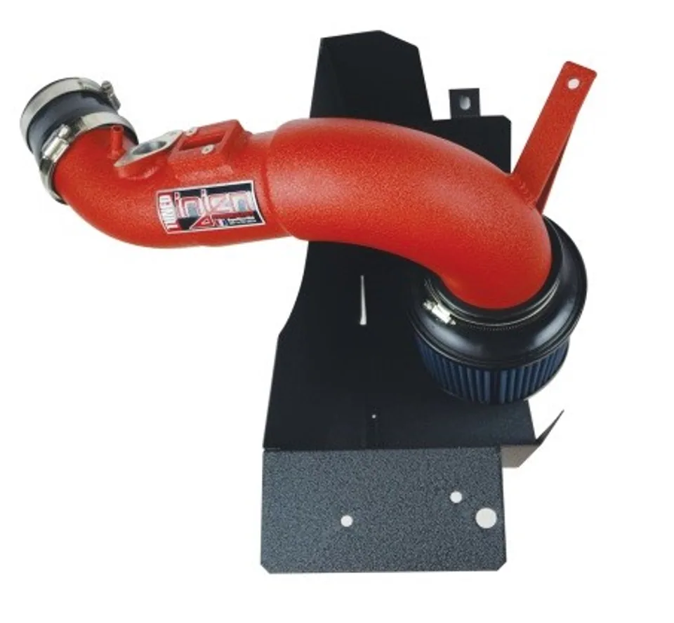 Injen 17-19 Honda Civic Type R 2.0T Wrinkle Red Short Ram Air Intake SP1583WR 1 of 1