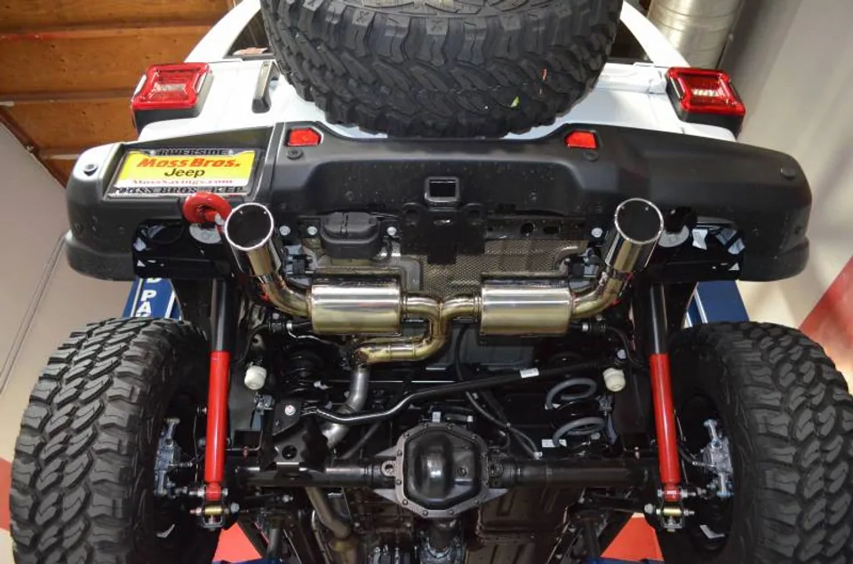 Injen 18-21 Jeep Wrangler JL L4-2.0L Turbo / V6-3.6L SS Axle-back Exhaust - Polished SES5005P 5 of 5