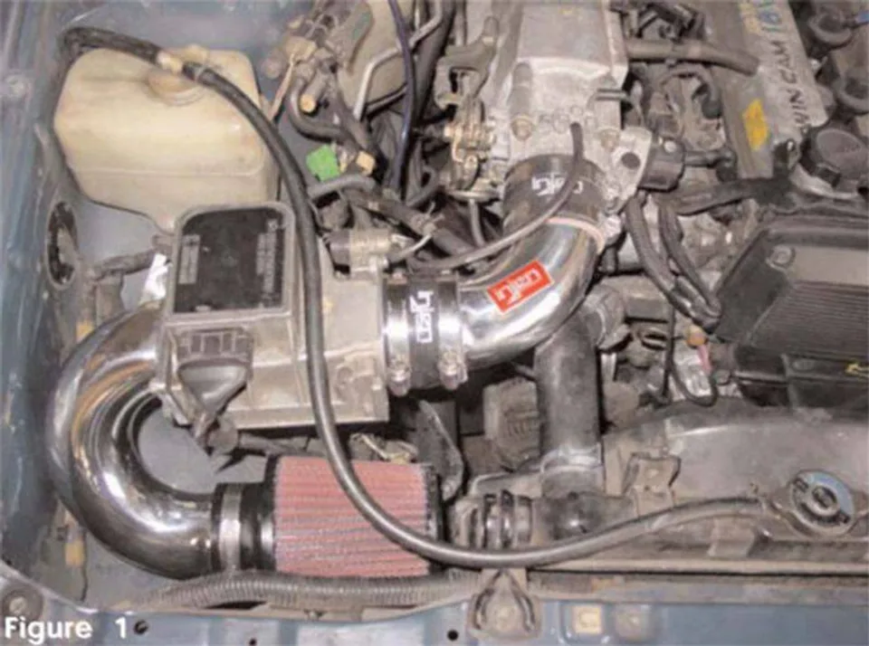 Injen 84-87 Corolla Sport GTS 1.6L (Fuel Injected) Black Short Ram Intake (Special Order) IS2200BLK 2 of 2
