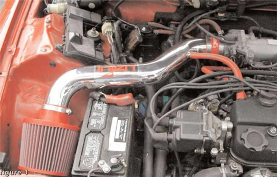 Injen 88-91 Civic Ex Si CRX Si Polished Short Ram Intake IS1501P 2 of 2