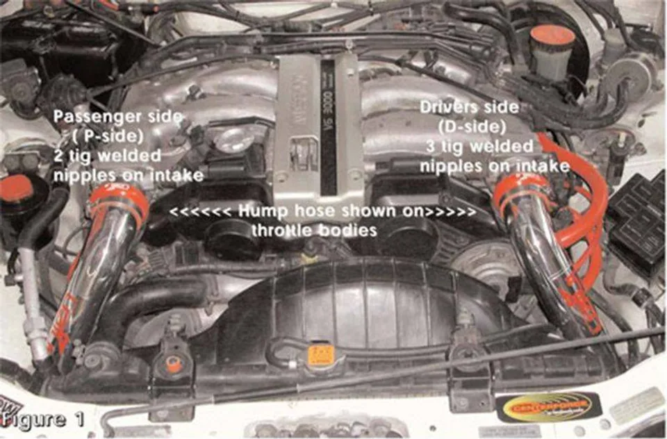 Injen 90-96 Pipe Only Intake System 300Z Non Turbo Polished Short Ram Intake IS1981P 2 of 2