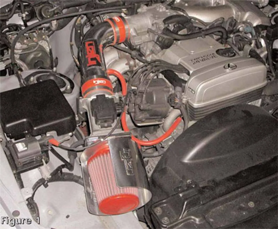 Injen 93.5-95 Supra (NA) / 92-95 GS300 SC300 w/ Heat Shield Polished Short Ram Intake IS2083P 2 of 2