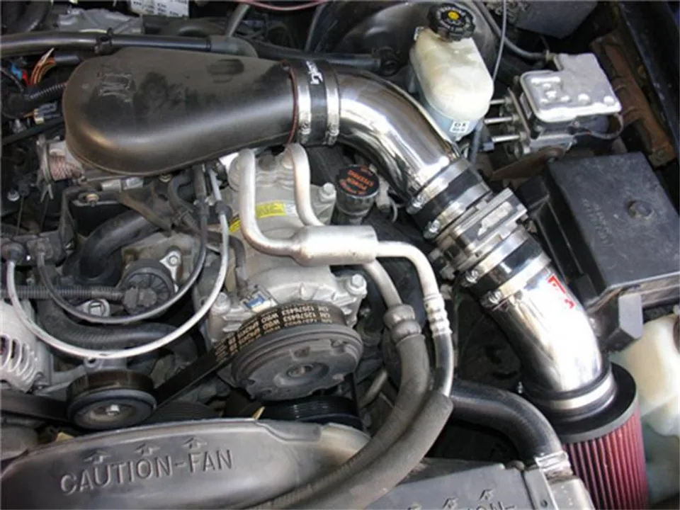 Injen 94-04 S10, Sonoma, Jimmy, Blazer 4.3L V6 Polished Power-Flow Air Intake System PF7021P 5 of 5