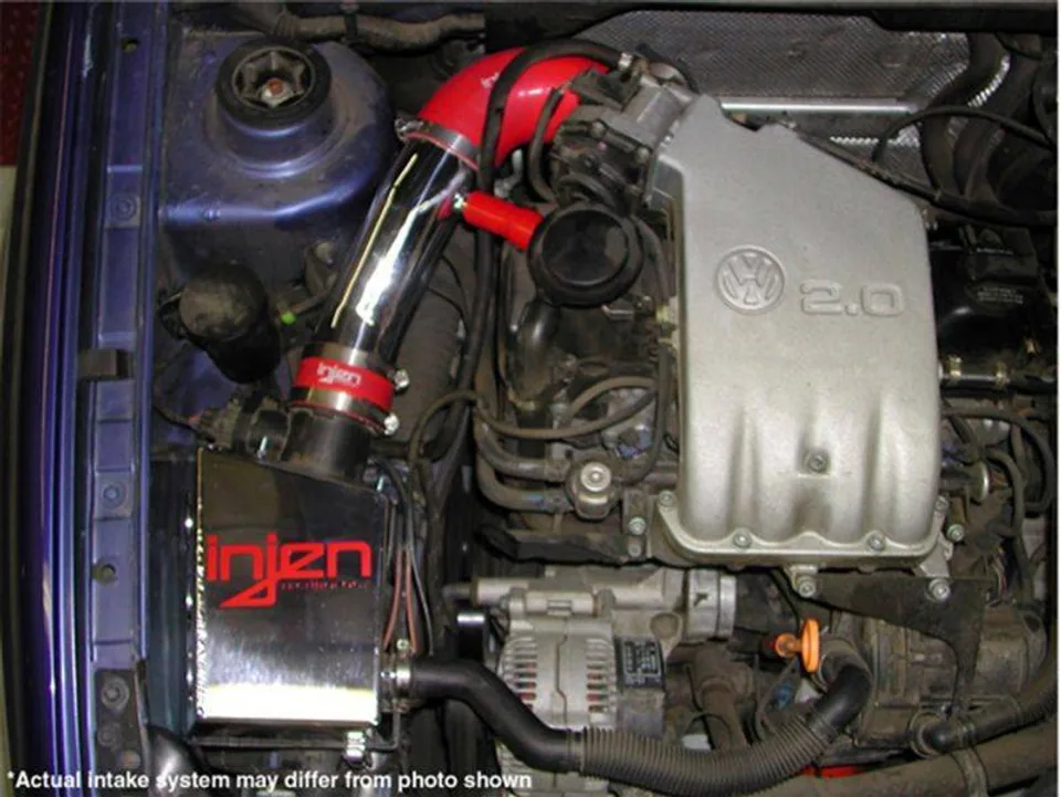 Injen 96-98 Jetta / Golf 2.0L OBD2 Only Single Pressure Regulating Valve Only Polished Short Ram I IS3010P 2 of 2
