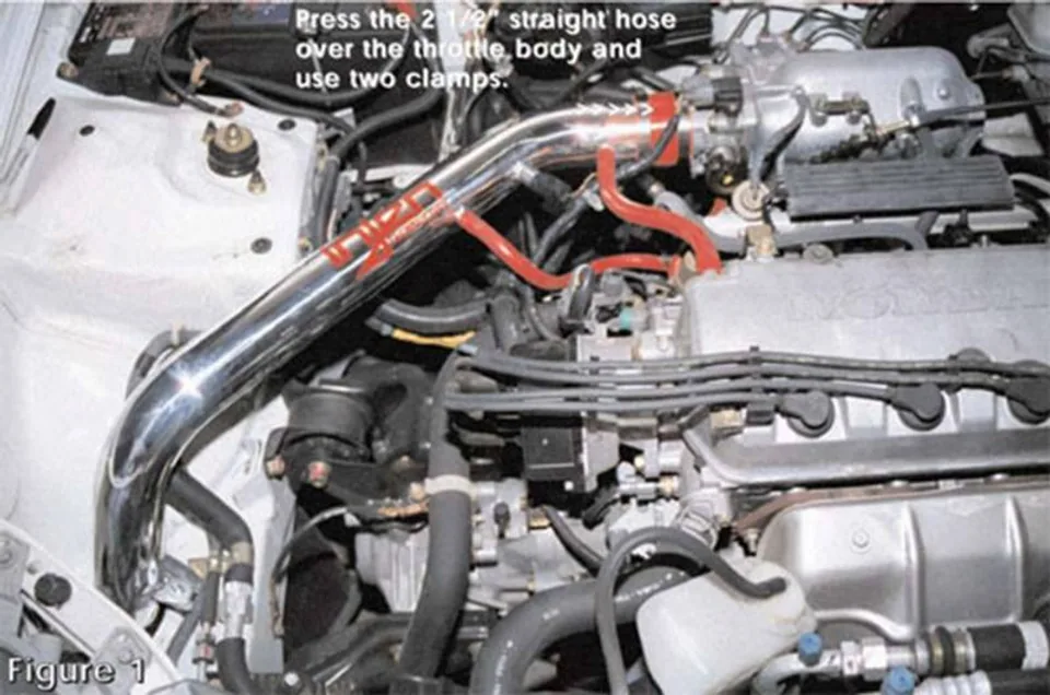 Injen 99-00 Civic Ex Hx EL(Canada) Polished Cold Air Intake RD1555P 2 of 2