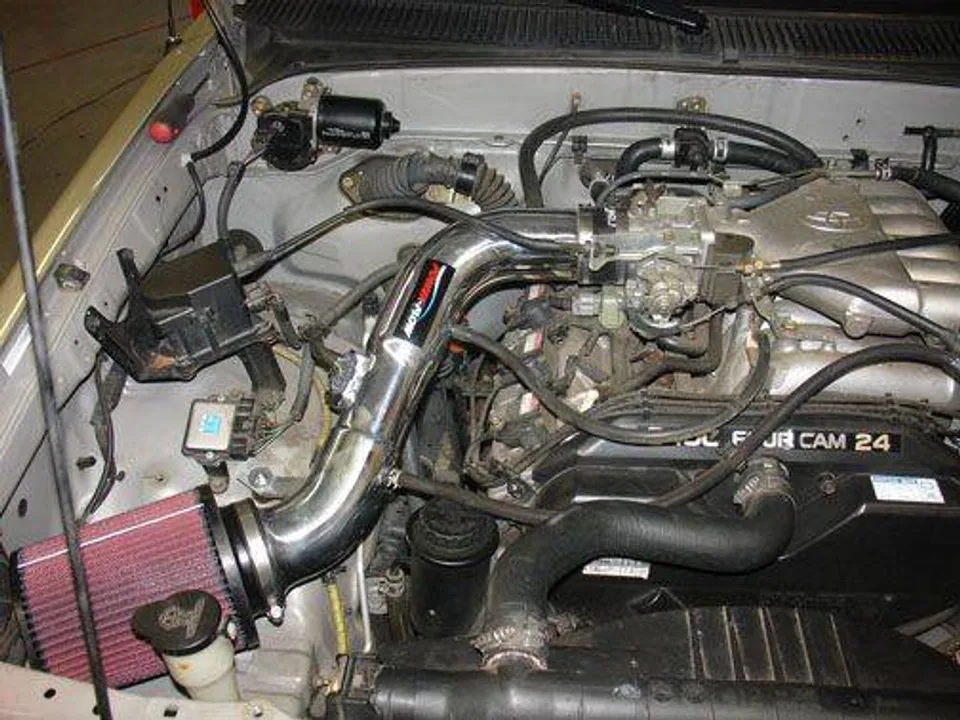 Injen 99-04 4Runner/ Tacoma 3.4L V6 only Polished Power-Flow Air Intake System PF2055P 5 of 5