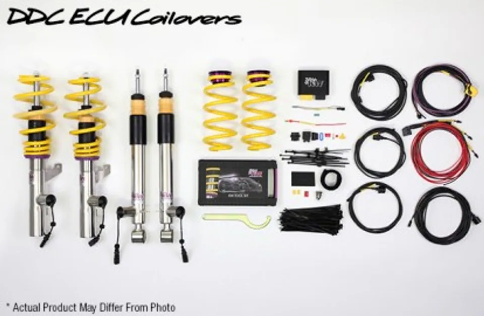 KW Coilover Kit DDC ECU 05+ A3 (8P) FWD w/o Electronic Dampening Control 39010003 1 of 1
