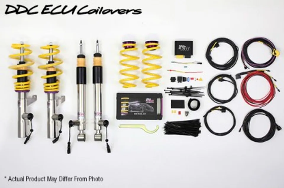 KW Coilover Kit DDC ECU A3 Quattro (8P) w/o Electronic Dampening Control 39010005 1 of 1