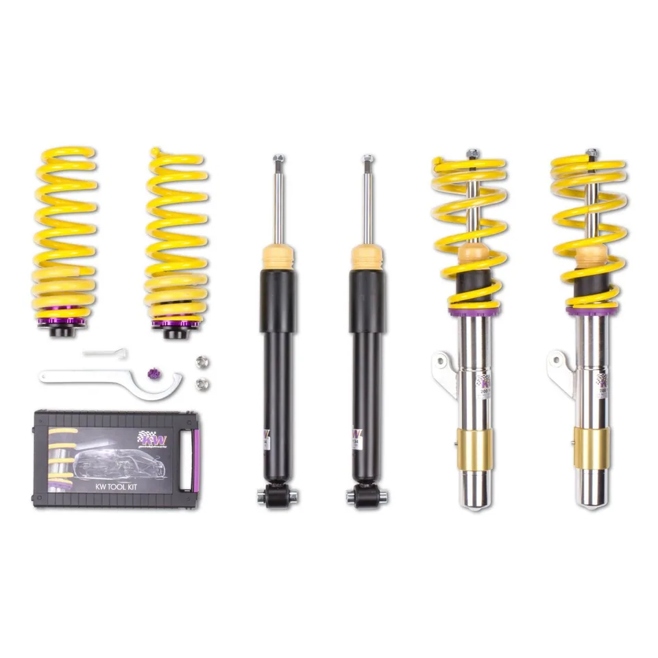 KW Coilover Kit V1 12+ BMW 3 Series 4cyl F30 w/o Electronic Suspension 1022000D 1 of 4