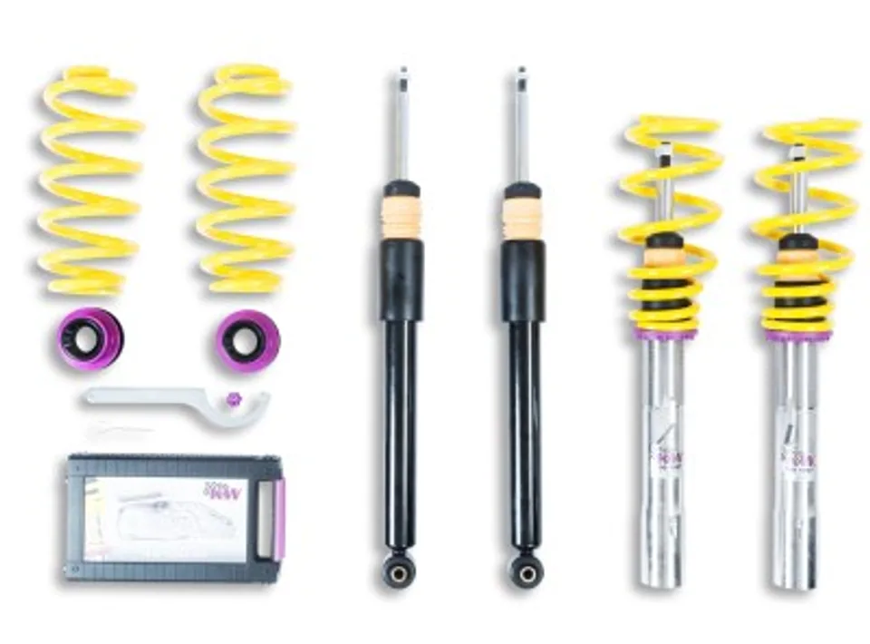 KW Coilover Kit V1 Volkswagen Tiguan (MQB) FWD and AWD w/o Electronic Dampers 102800BB 1 of 1