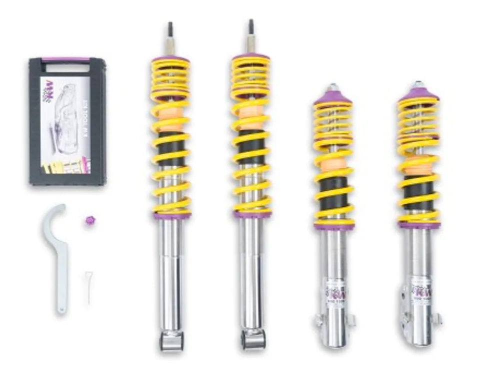 KW Coilover Kit V1 VW Golf III / Jetta III (1HXO); all incl. Cabrio (-02); 2WD; all engines 10280004 1 of 1