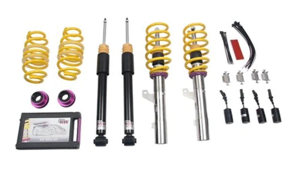 KW Coilover Kit V2 15+ Volkswagen Golf GTI / GTI R VII w/ DCC 1528000R 1 of 1