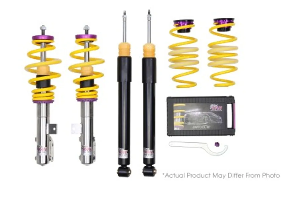 KW Coilover Kit V2 Audi A3 Quattro (8P) all engines w/ electronic dampening control 15210105 1 of 1
