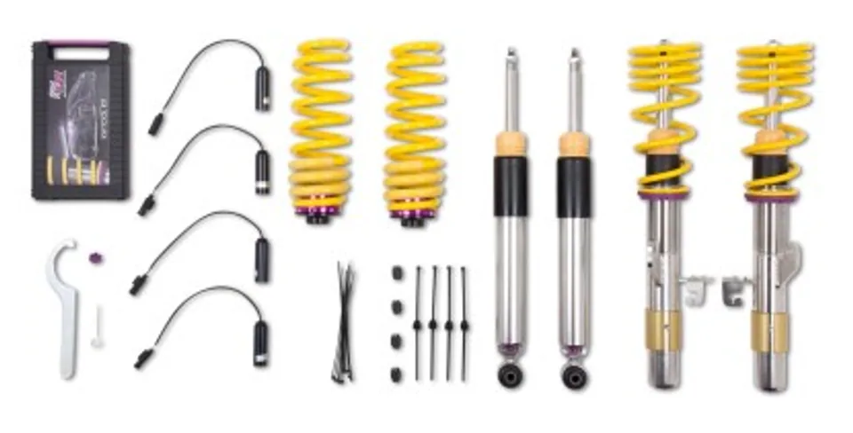 KW Coilover Kit V3 BMW 12+ 3 Series 4cyl F30 equipped w/EDC 3522000E 1 of 1