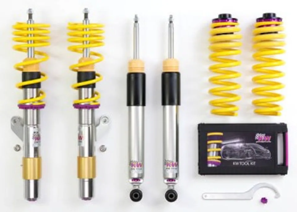 KW Coilover Kit V3 BMW 12+ 3 Series 4cyl F30 w/o Electronic Suspension 3522000D 1 of 1
