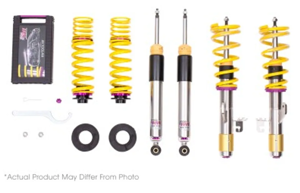 KW Coilover Kit V3 Front and Rear Coilover Kit - 2015 VW Golf Sportwagon S/SE/SEL 4-Door 3528000Z 1 of 1