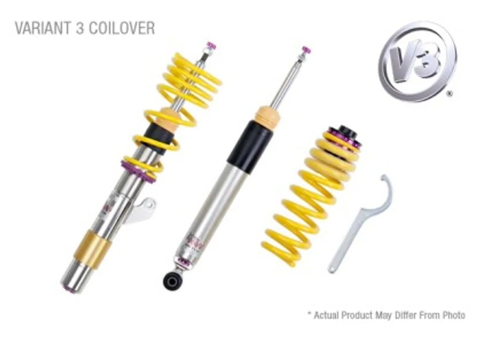 KW Coilover Kit V3 VW Eos (1F); all models all engines FWD w/ DCC 35280108 1 of 1