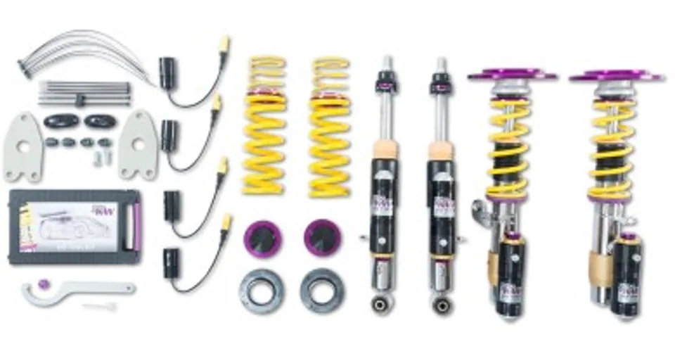 KW Coilover Kit V4 2015 BMW M3 (F80) / M4 (F82) w/ Electronic Suspension 3A7200AP 1 of 1
