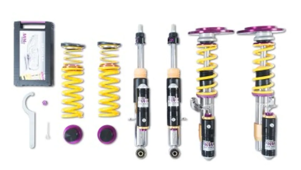 KW Coilover Kit V4 2015 BMW M3 (F80) / M4 (F82) w/o Electronic Suspension 3A7200BB 1 of 1