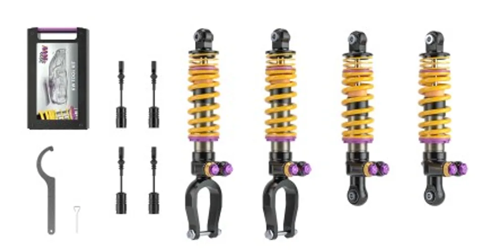 KW Coilover Kit V5 2014+ Lamborghini Huracan (Incl Spyder) w/ NoseLift / w/ Elec. Dampers 30911008 1 of 1