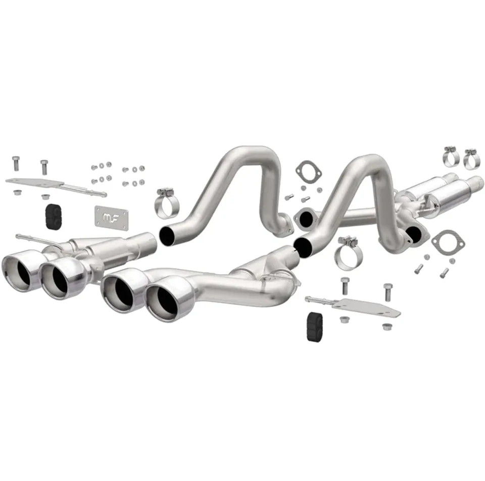 Magnaflow 00-04 Chev Corvette V8 5.7L Comp Series Quad Ctr Rr Exit SS Cat-Back Perf Exhaust 15281 1 of 4