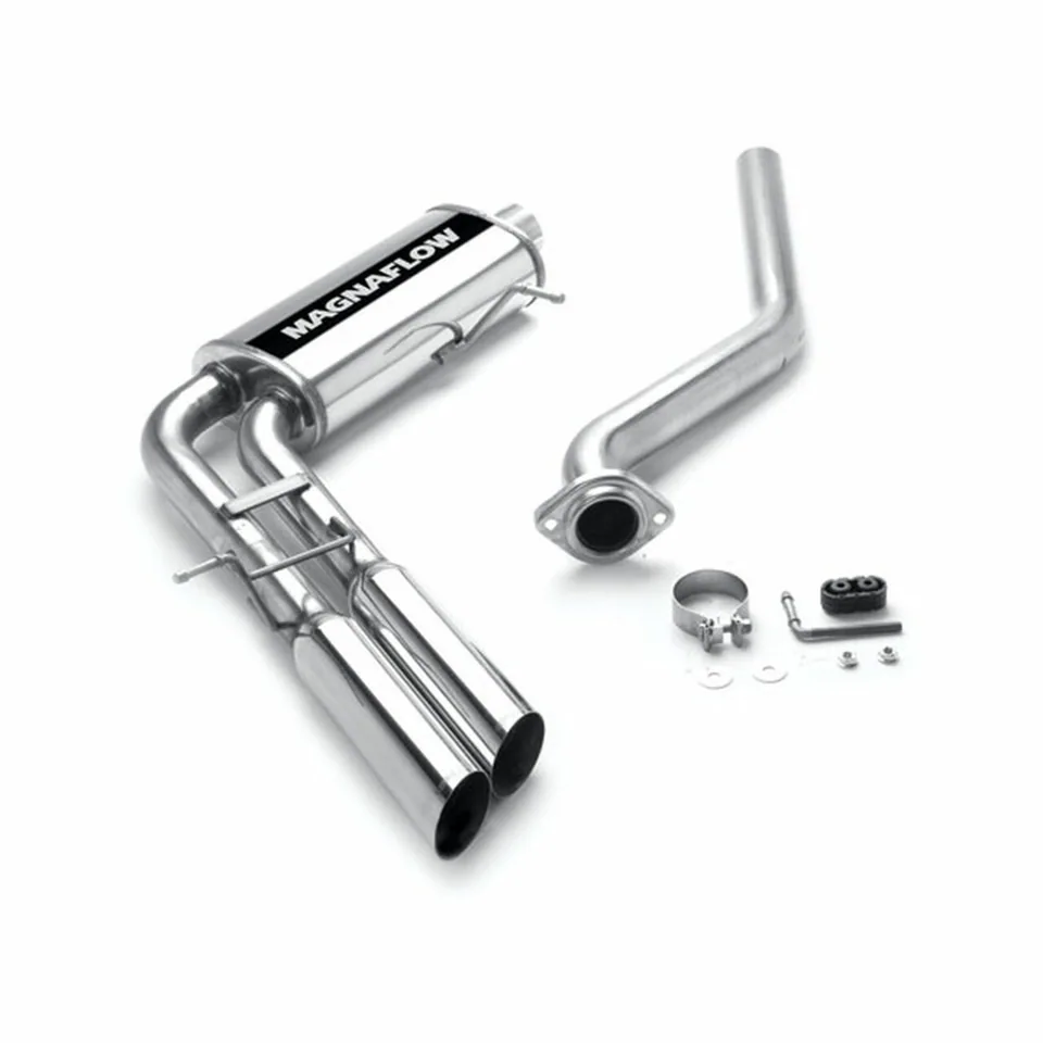 MagnaFlow 03-06 Chevy/GMC Silverado/Sierra 1500 Dual Same Side Pre Axle Exit Stainless Cat-Back Exhaust System 15842 1 of 1
