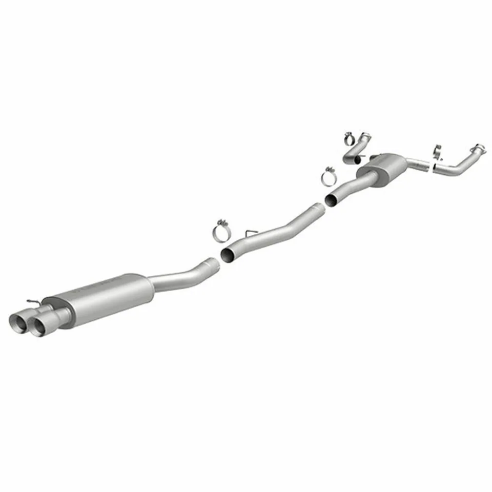 MagnaFlow 04-05 BMW 545I V8 4.4L Dual Rear Exit Stainless Cat-Back Performance Exhaust 16558 1 of 1