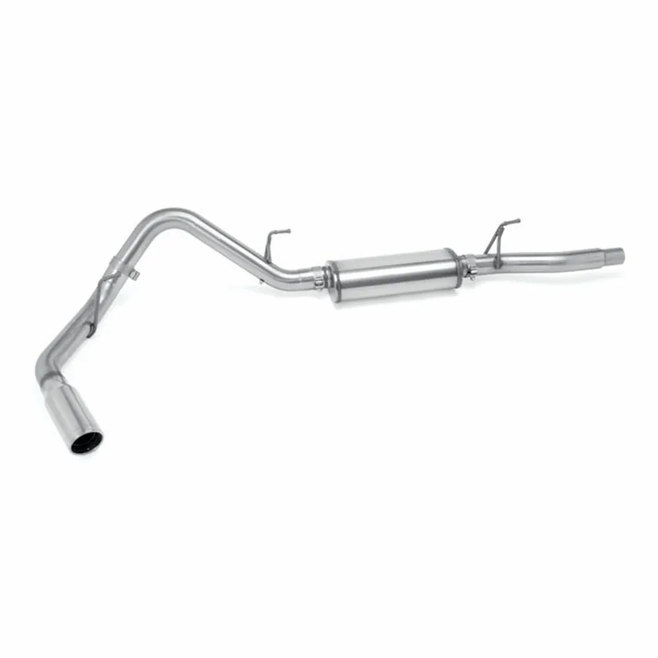 MagnaFlow 04-10 Ford F150 3" Single Exit-4" polished ss Tip Stainless Cat-Back Performance Exhaust System 16518 1 of 1