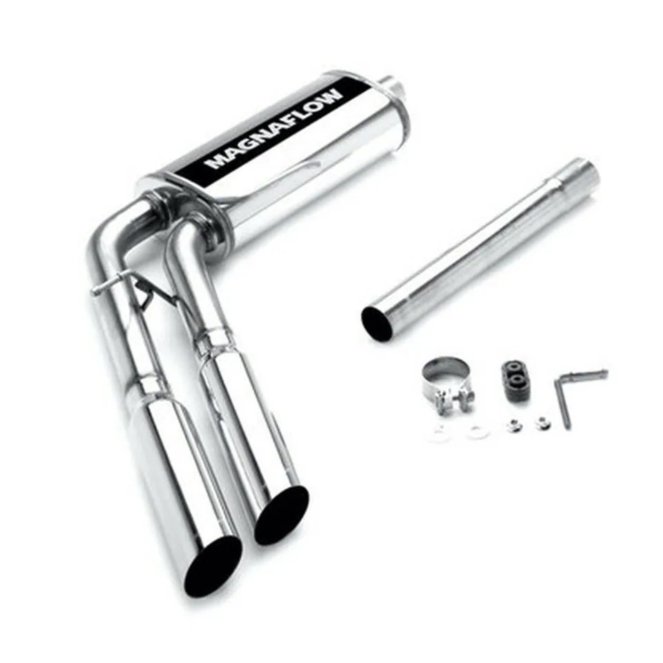 MagnaFlow 04-10  Ford F150 Dual Same Side Pre-Axle Exit Stainless Performance Exhaust System 16522 1 of 1